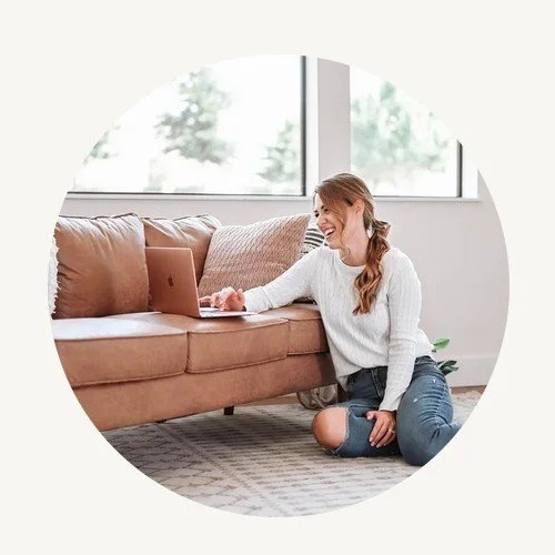 Young family shopping for a home